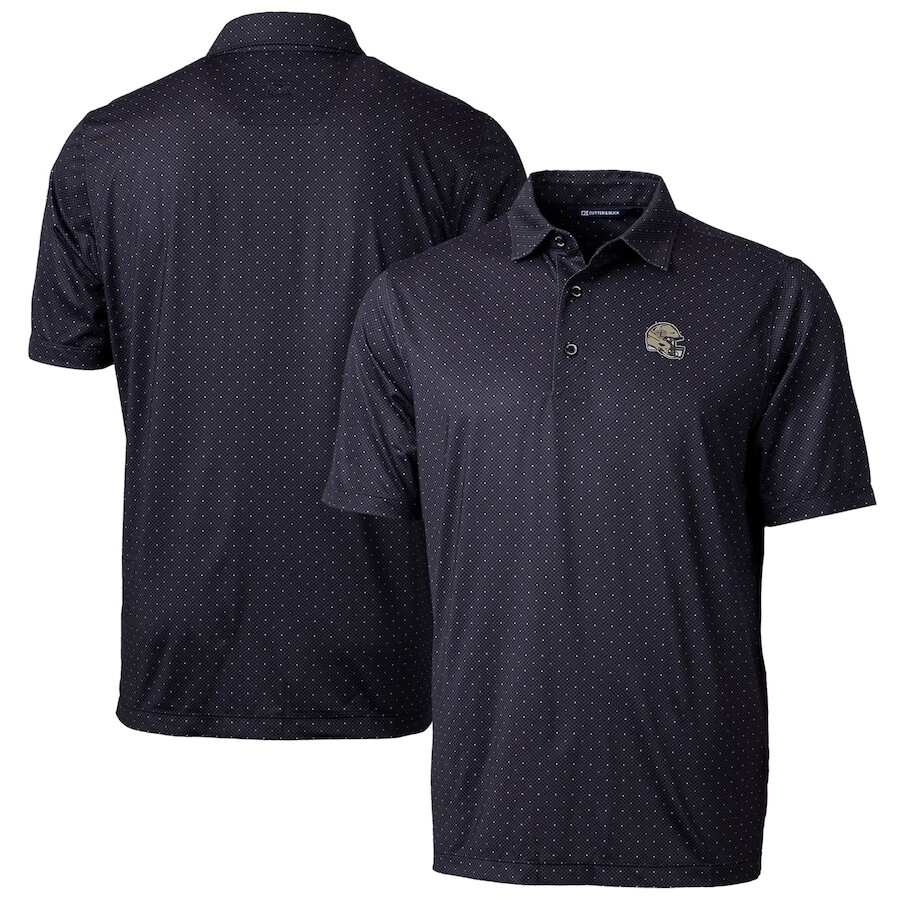 

Поло с длинным рукавом Cutter & Buck New Orleans Saints, черный