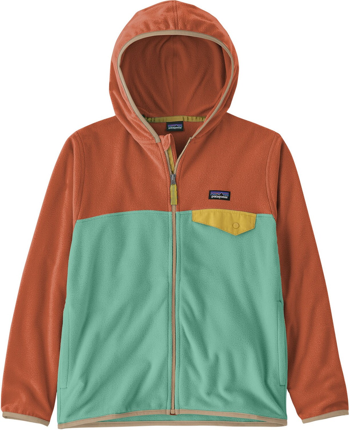 

Флисовая куртка Micro D Snap-T — детская Patagonia, зеленый