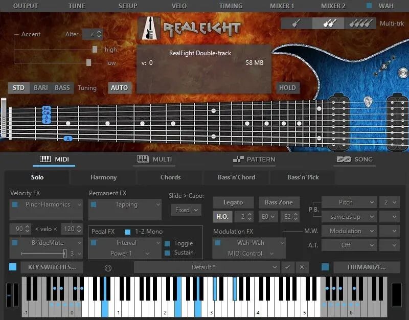 

Программный инструмент для электрогитары MusicLab RealEight