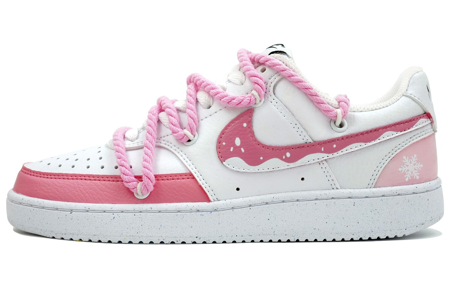 

Кроссовки Nike Court Vision 1 Skateboarding Shoes Women's Low-top Pink, розовый