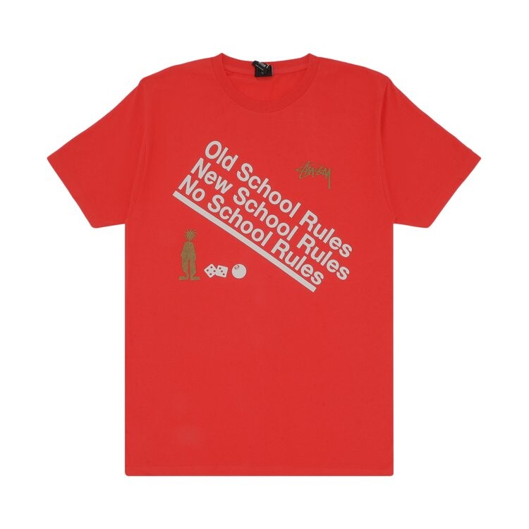 Футболка Stussy Rules 'Red', красный