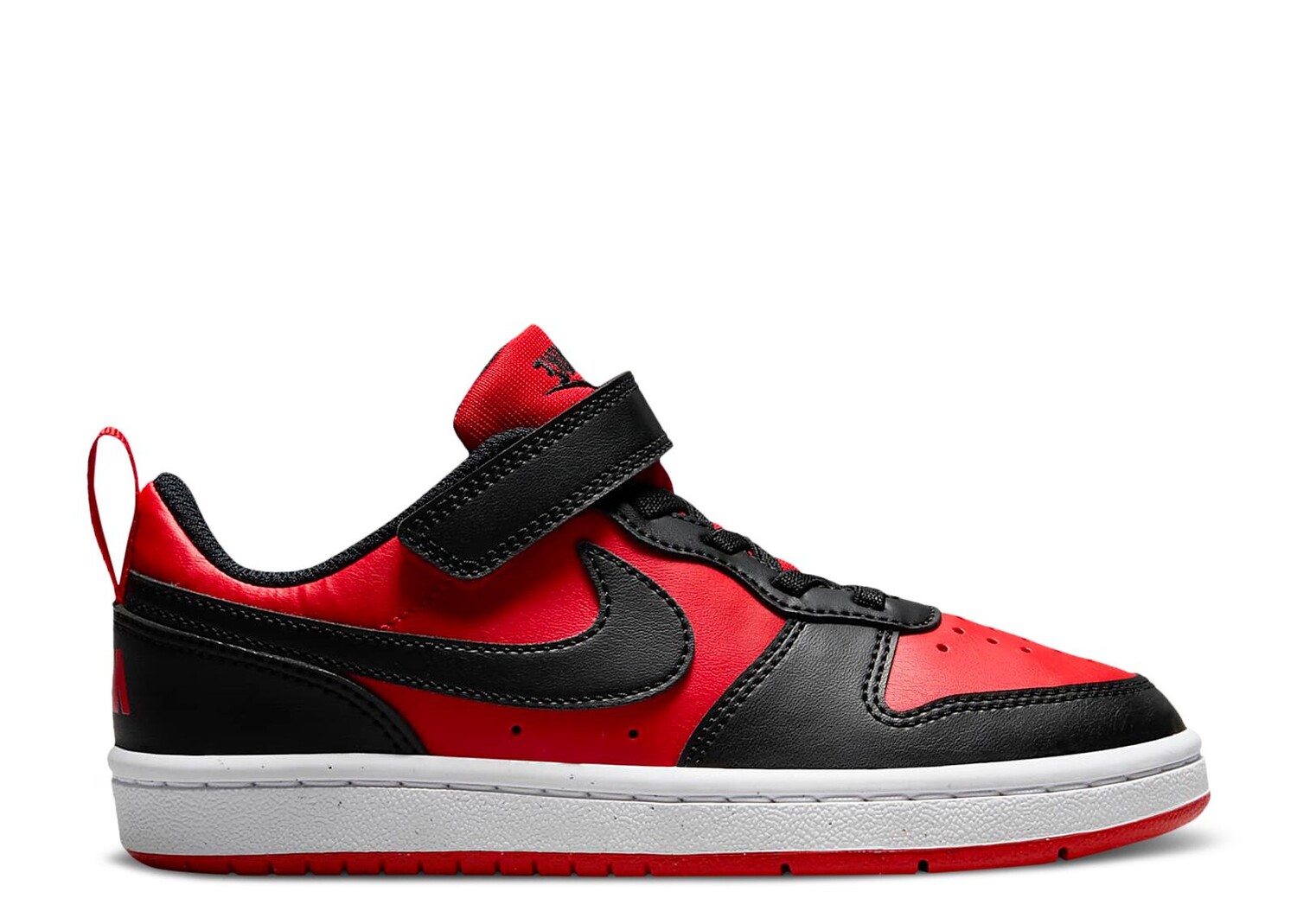 

Кроссовки Nike Court Borough Low Recraft Ps 'Black University Red', красный