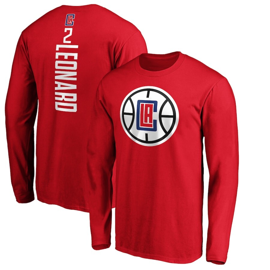 

Футболка с длинным рукавом Fanatics Branded La Clippers, красный