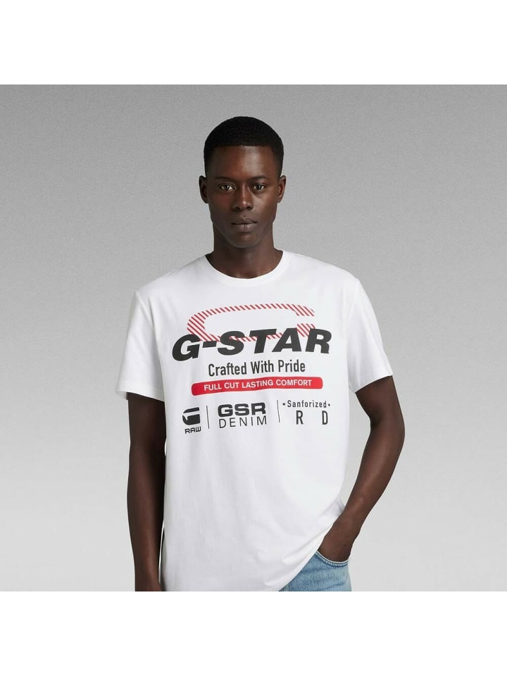 

Футболка G-Star Raw Tshirt, белый