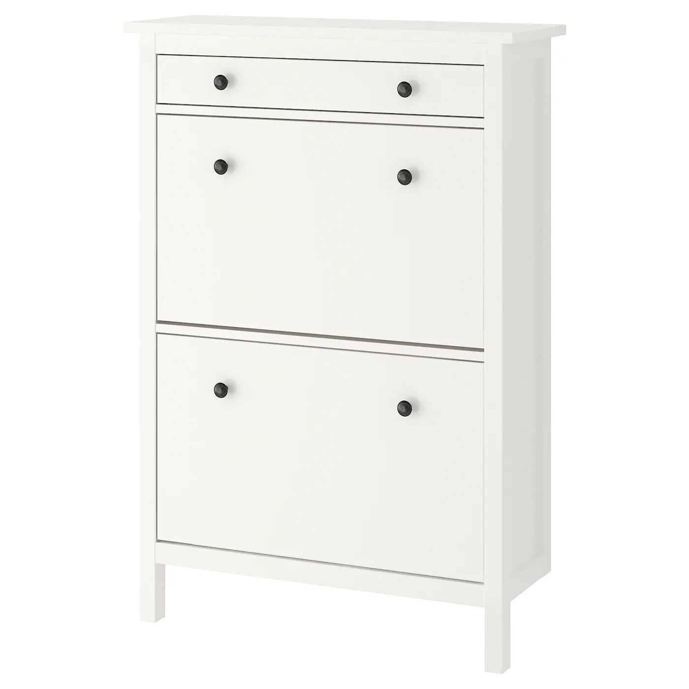 Галошница, 2 отделения, белый, 89х30х127 см, HEMNES IKEA