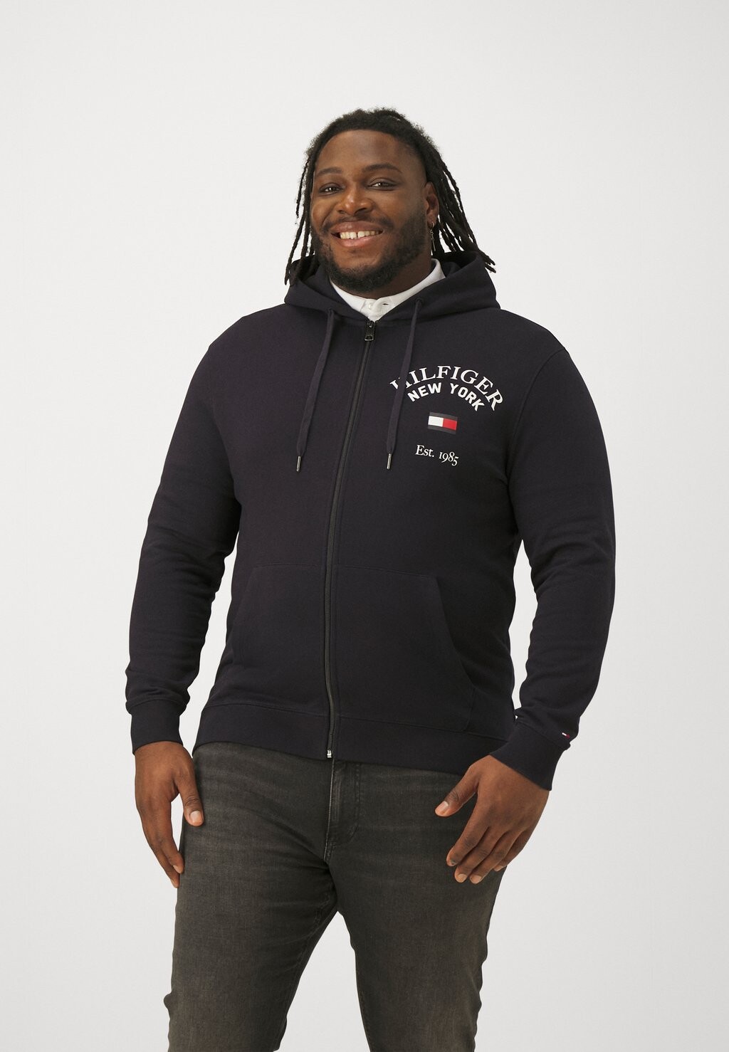 

Толстовка на молнии Arched Varsity Zip Tommy Hilfiger, цвет desert sky