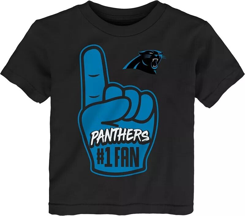 

Nfl Team Apparel Для малышей черная футболка Carolina Panthers Handoff Handoff