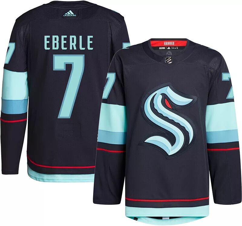 

Adidas '22 Seattle Kraken Jordan Eberle #7 ADIZERO Authentic Home Джерси