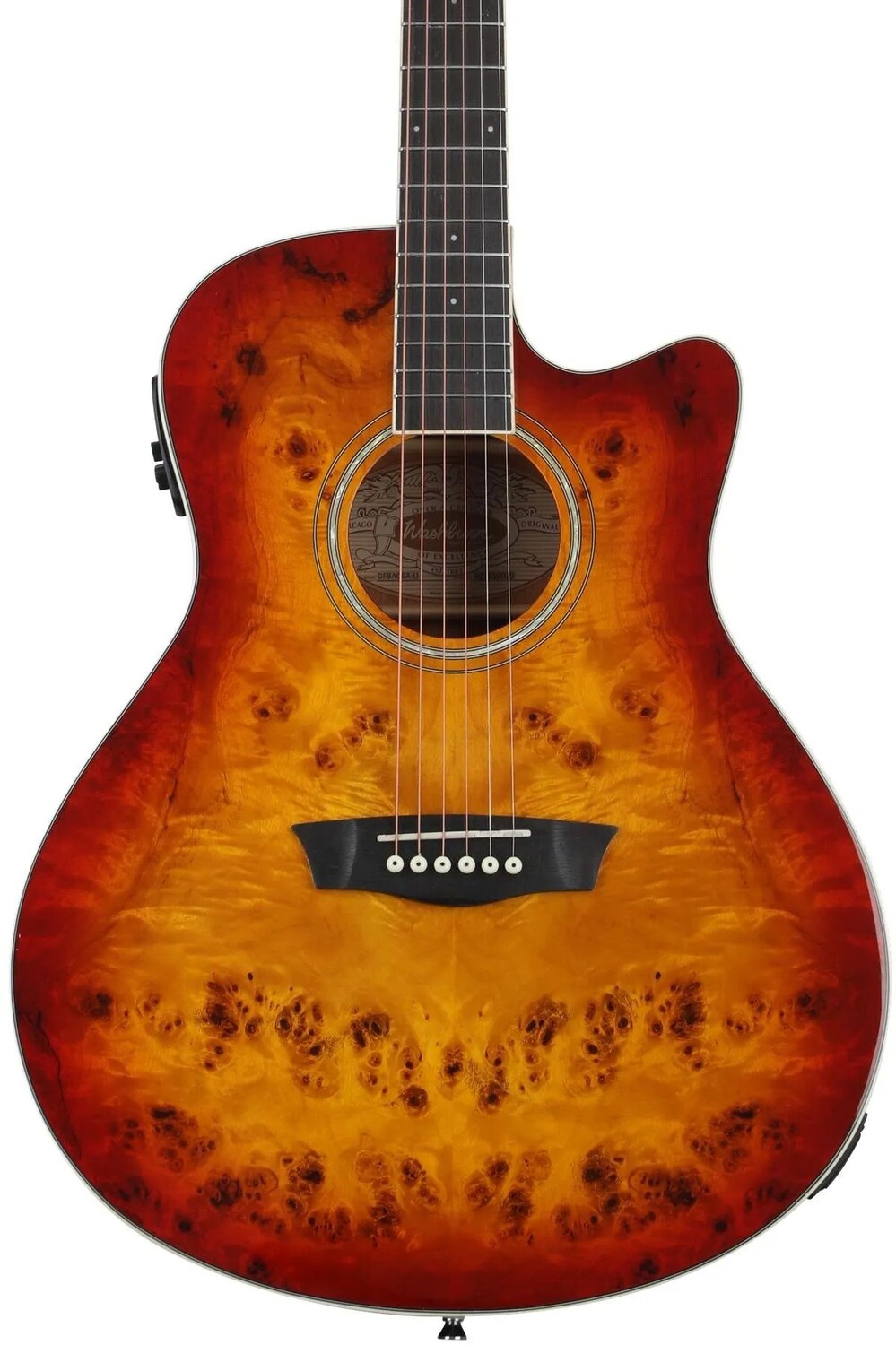 

Акустическая гитара Washburn Deep Forest Burl ACE - Amber Fade
