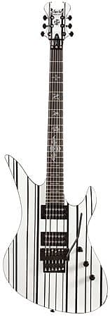 цена Электрогитара Schecter Synyster Gates Standard Guitar White with Black Pinstripes