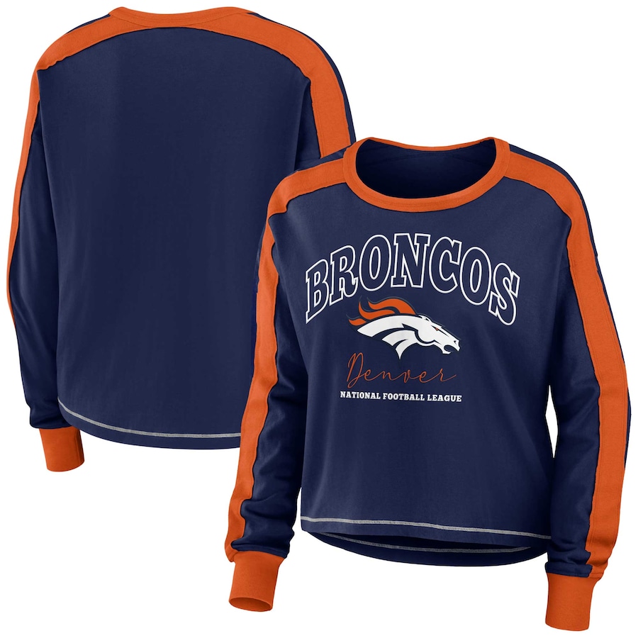 

Футболка с длинным рукавом WEAR by Erin Andrews Denver Broncos, нави