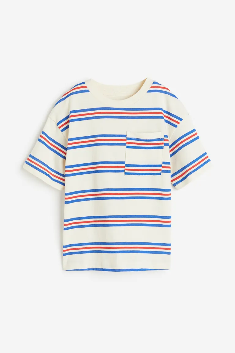 

Футболка из трикотажа H&M, белый
