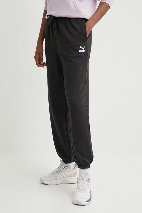 

Хлопковые спортивные штаны Puma, черный
