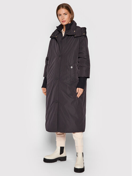 

Пуховик стандартного кроя Trussardi, черный