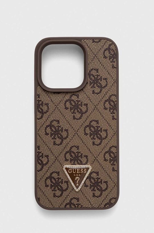 

Чехол для iPhone 15 Pro 6.1 Guess, коричневый