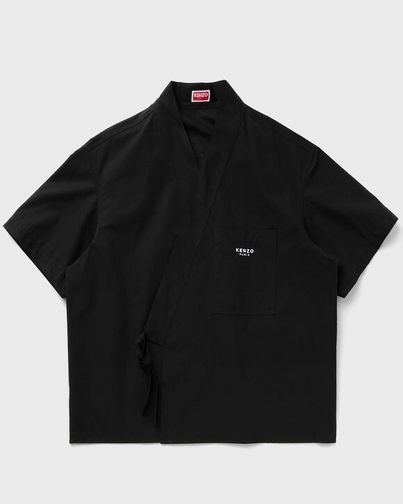

Рубашка Kenzo Kimono Short Sleeve Shirt, черный