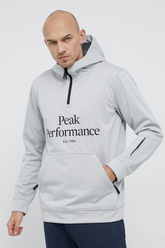 Фуфайка Peak Performance, серый фуфайка peak performance серый