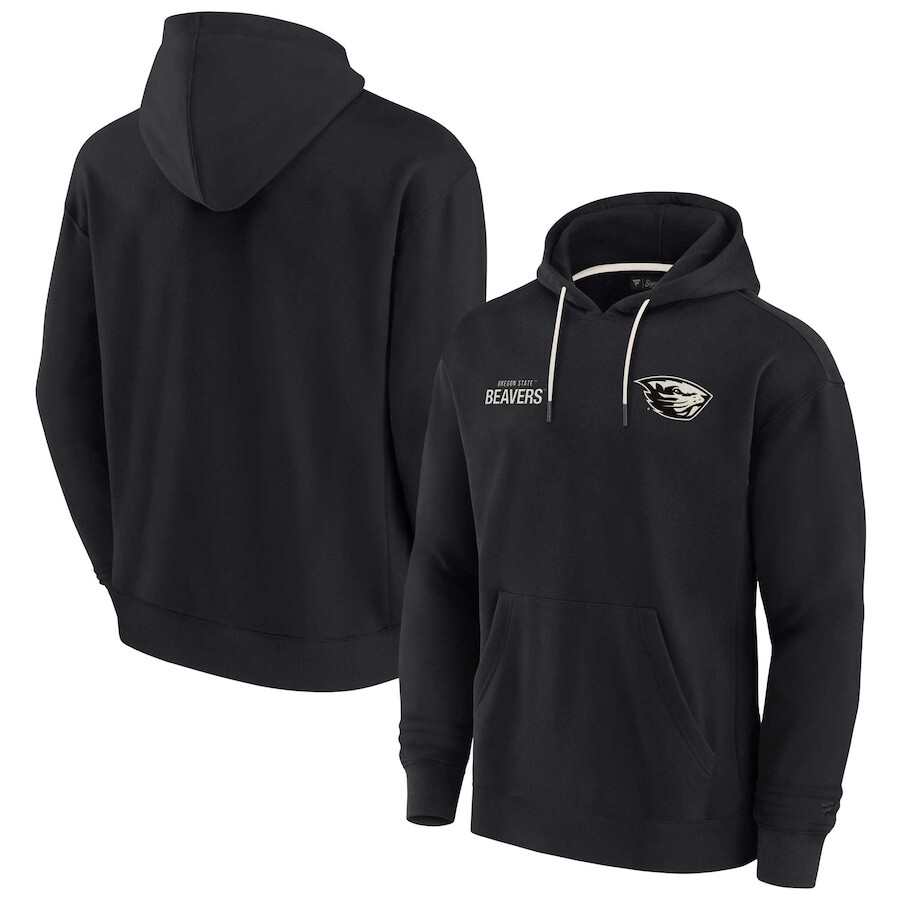 

Пуловер с капюшоном Fanatics Signature Oregon State Beavers, черный
