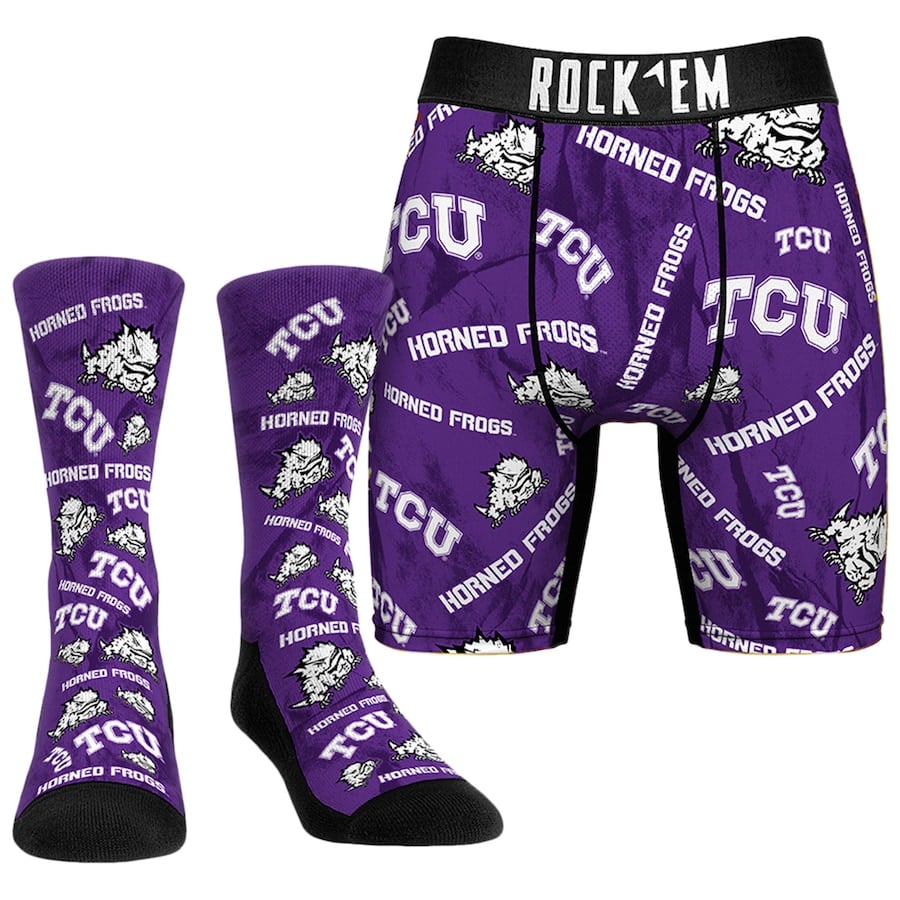 

Носки Rock Em Socks Tcu Horned Frogs