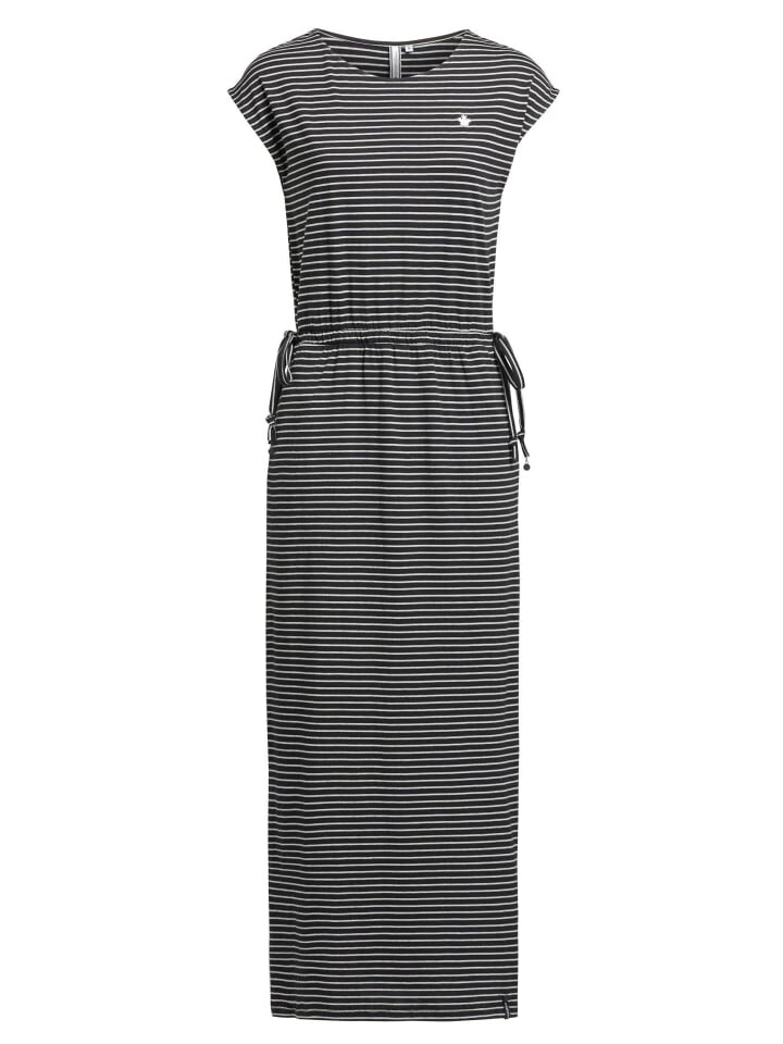 

Длинное платье Khujo LEEFKE STRIPES, цвет schwarz-grau gestreift
