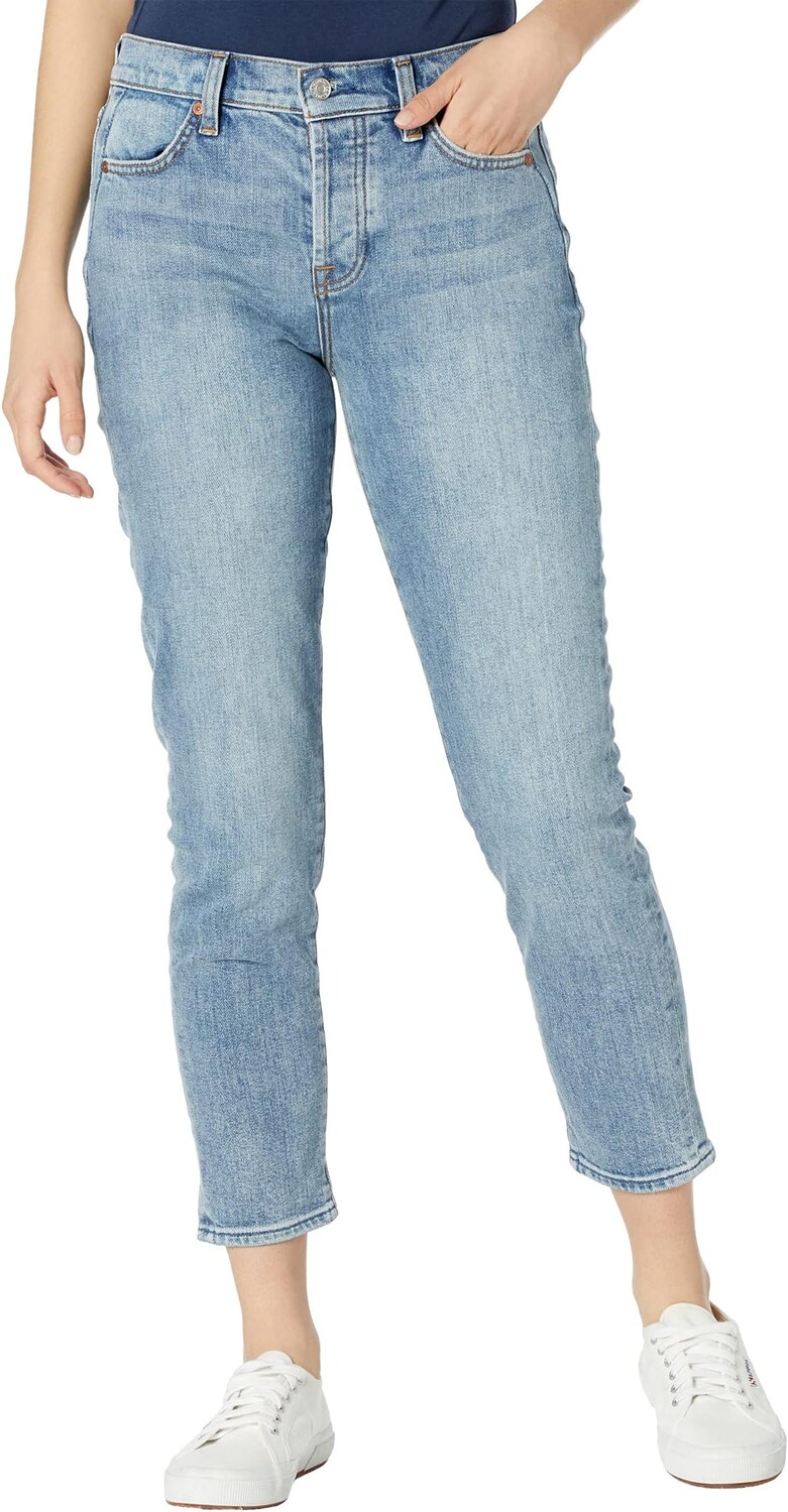 

Джинсы 7 For All Mankind Josefina Spliced in Spliced Blue, цвет Spliced Blue