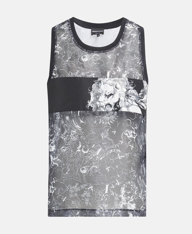 

Майка Emporio Armani, черный