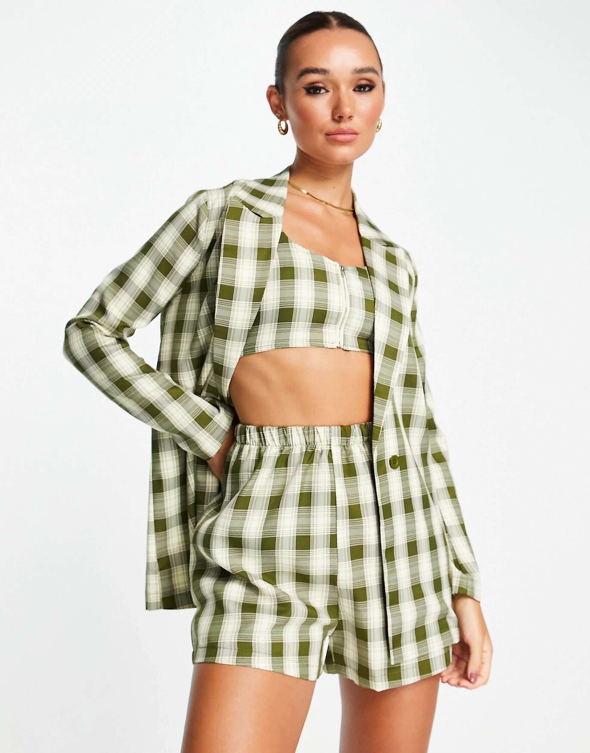 

Шорты на заказ Urban Threads, 3 предмета в клетку