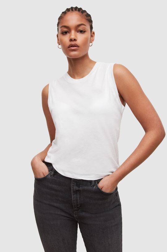 

Хлопковый топ IMOGEN TANK AllSaints, белый
