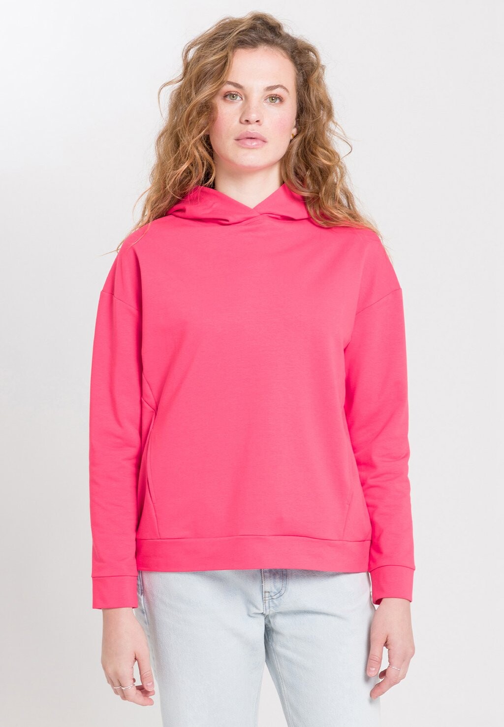 

Толстовка с капюшоном Cross Jeans, светло-розовый