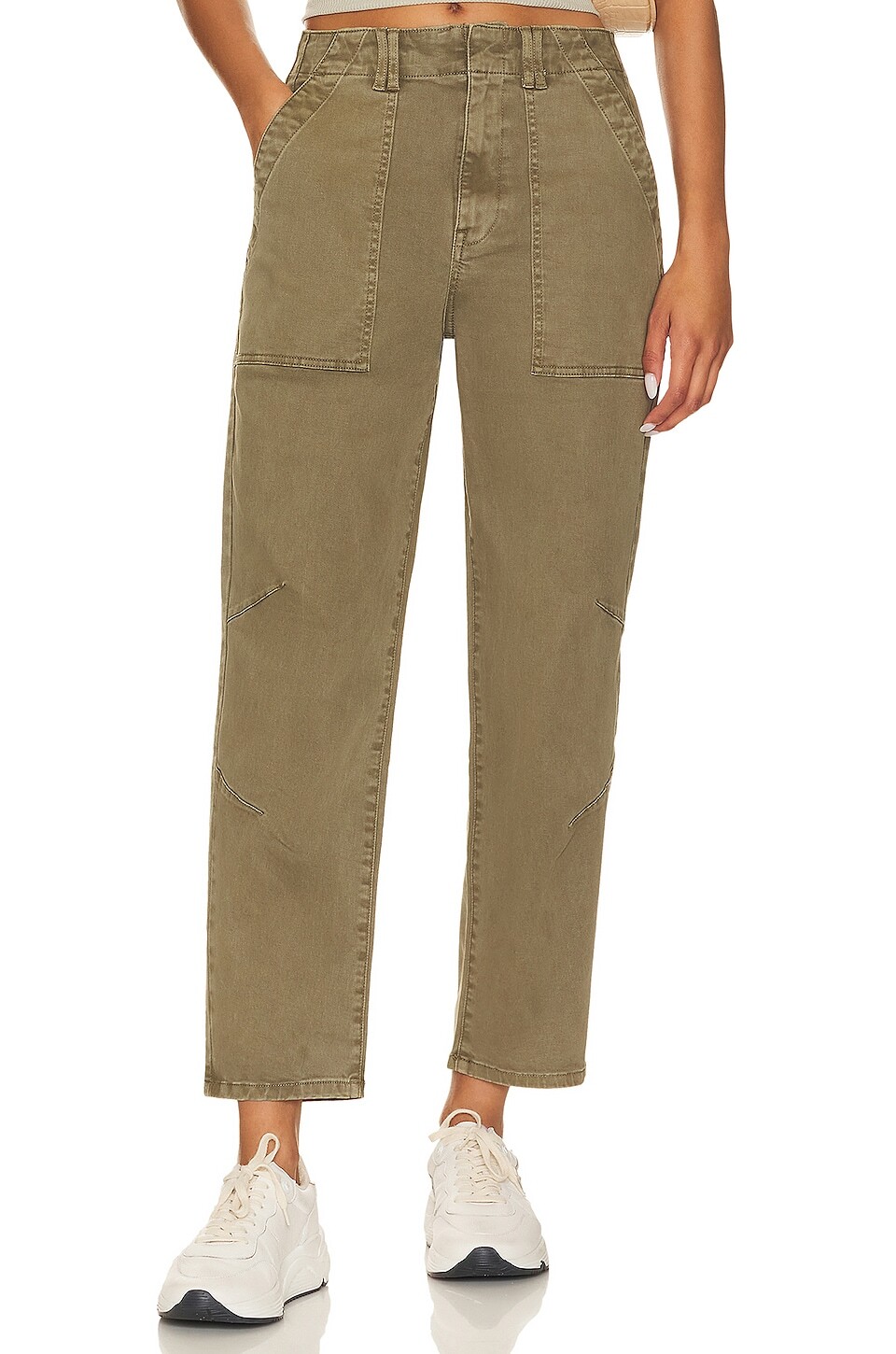 

Брюки PISTOLA Pamela High Rise Straight Trouser, цвет Dark Olive