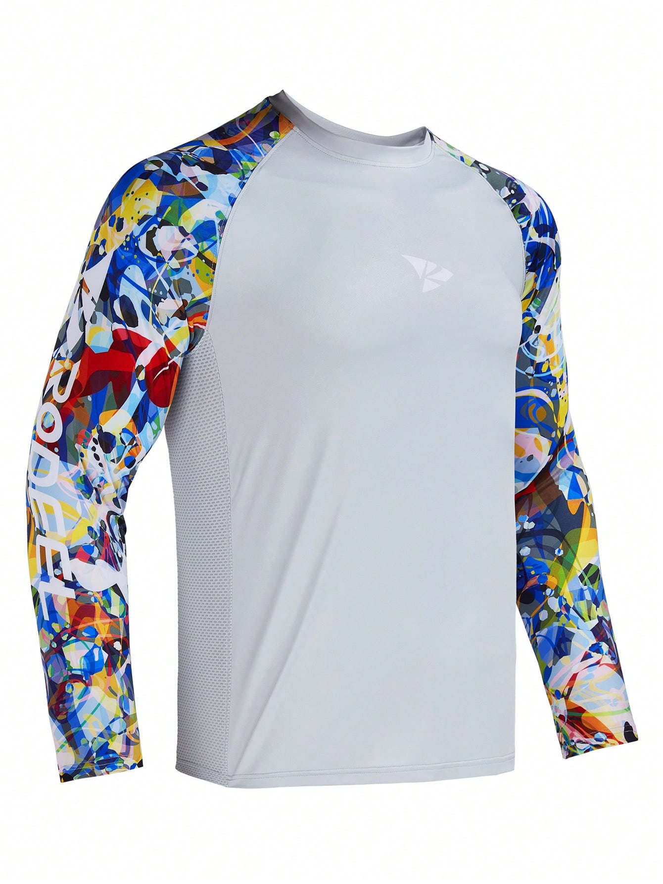 RODEEL Мужская рубашка с защитой от солнца, серый одежда daiwa футболка для рыбалки мужская дышащая быстросохнущая одежда для рыбалки daiwa летняя спортивная рубашка с коротким рукавом футбо