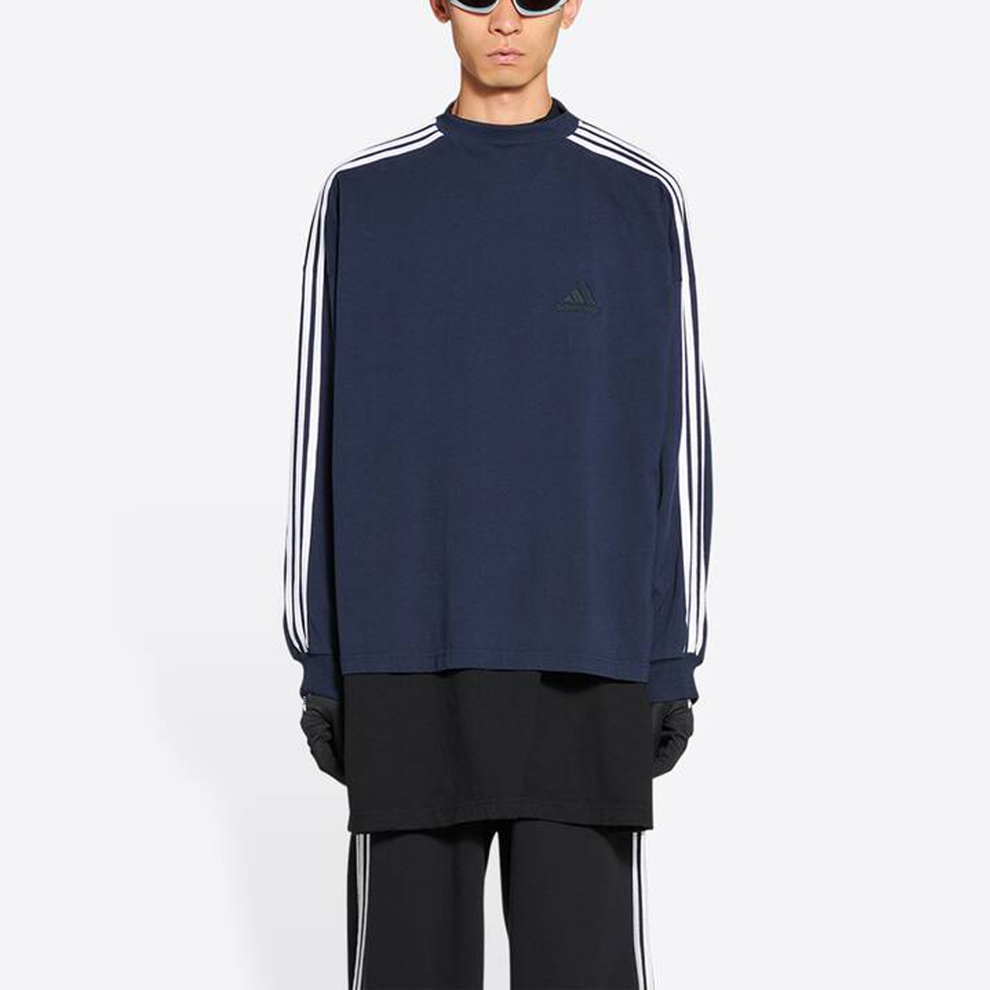 

Футболка X Adidas L/S Balenciaga, темно-синий