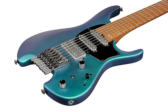 Электрогитара Ibanez - Q547 - 7-String Headless Electric Guitar - Blue Chameleon Metallic Matte