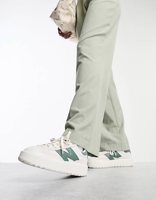 

Бело-зеленые кроссовки New Balance CT302, Зеленый