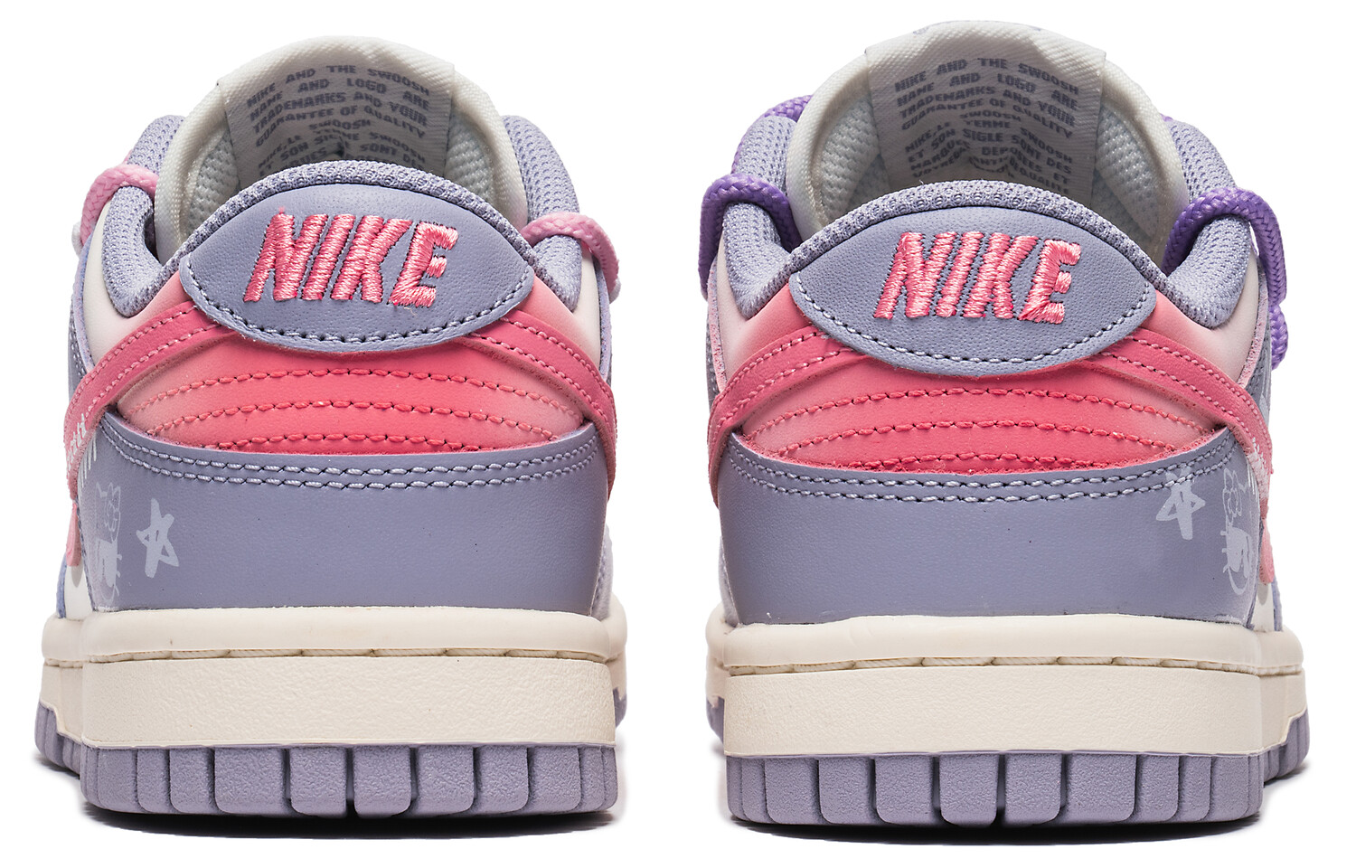

Кроссовки Nike Dunk Skateboarding Shoes Women's Low-top White, белый