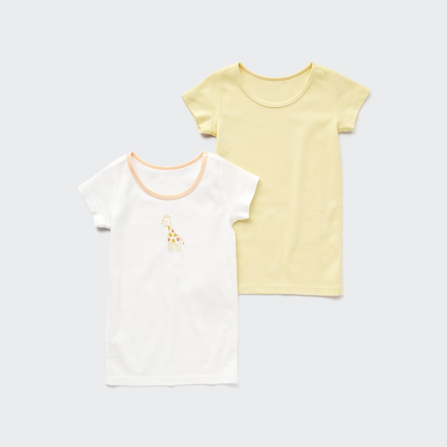 

Футболка UNIQLO хлопковая комплект из 2 шт, желтый