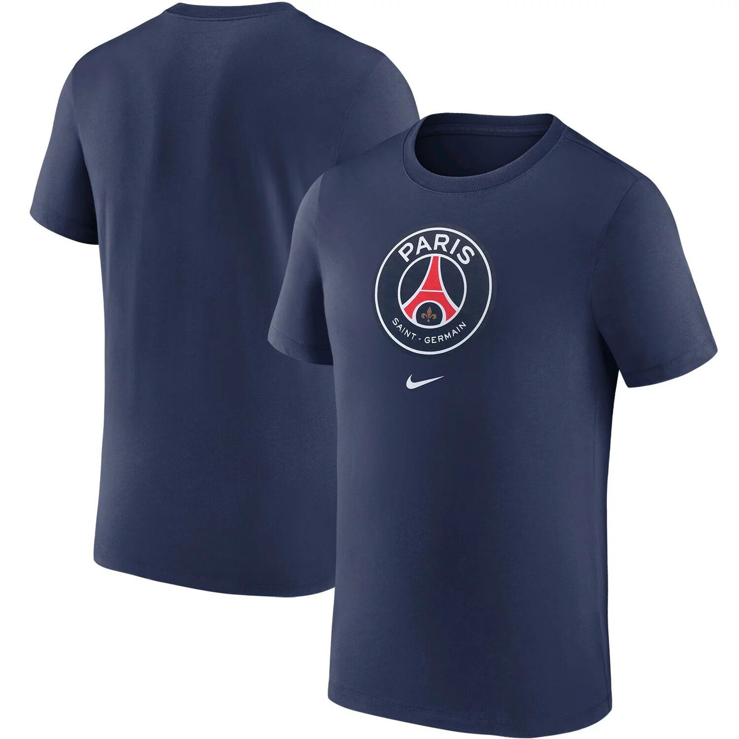 

Мужская синяя футболка Nike Paris Saint-Germain Crest