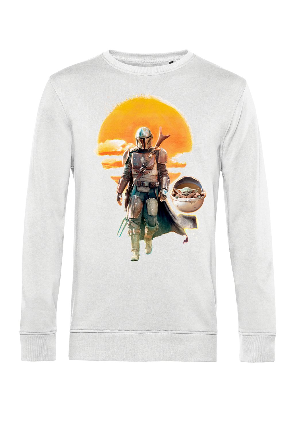 

Толстовка STAR WARS: THE MANDALORIAN MANDO CHILD WALK Star Wars, белый