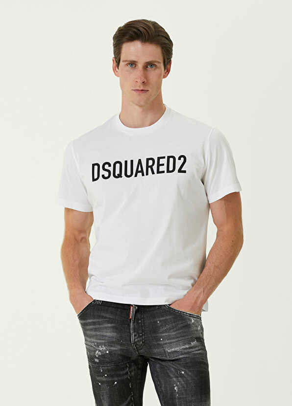 

Боксёр белая футболка Dsquared2, Белый