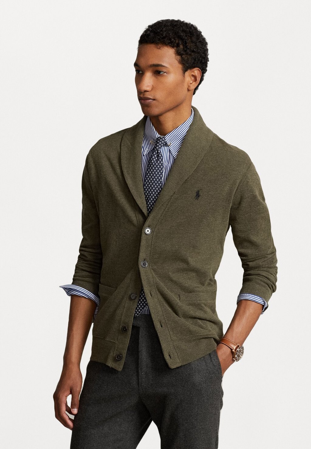 

Кардиган КАРДИГАН С ДЛИННЫМ РУКАВОМ Polo Ralph Lauren, wilson Olive Heather