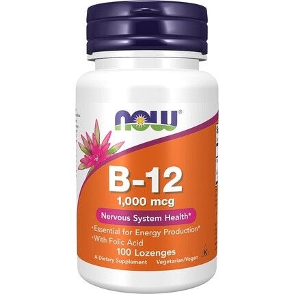 

Now Foods Витамин B-12 1000 мкг 100 пастилок