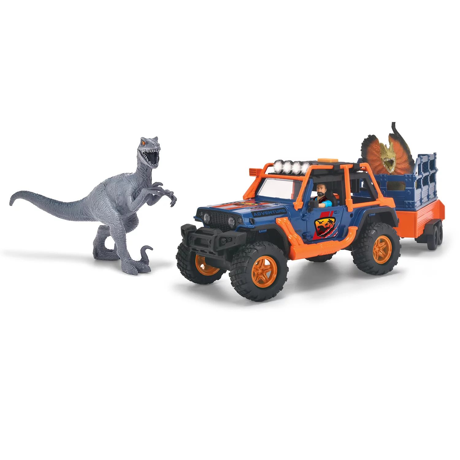 Dickie Toys: Свет и звуки Dino Commander Dickie Toys dickie toys могучий строительный кран на радиоуправлении dickie toys
