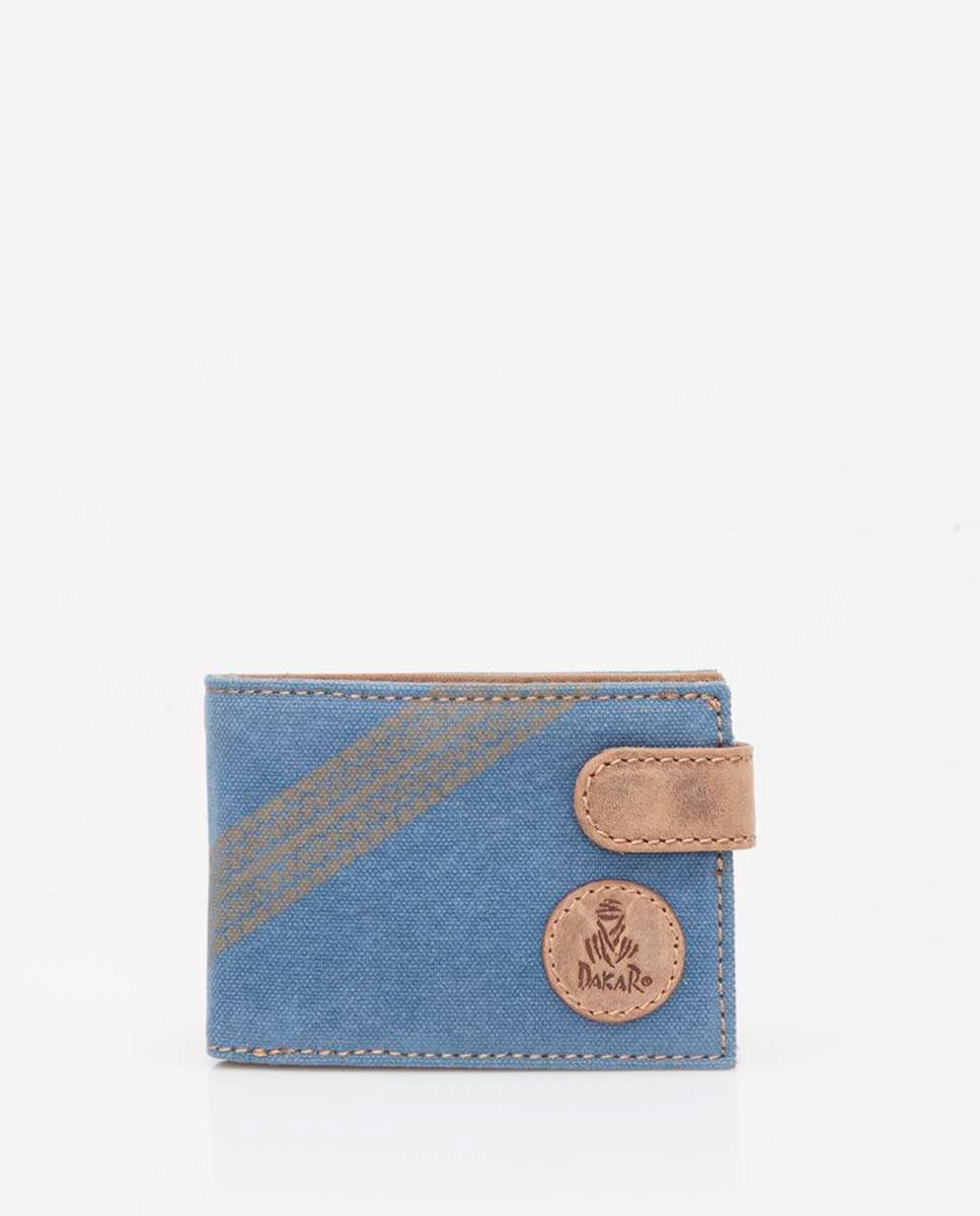 Мужской кошелек из воловьей кожи синего цвета Dakar, синий кожаная флешка с гравировкой бизнес