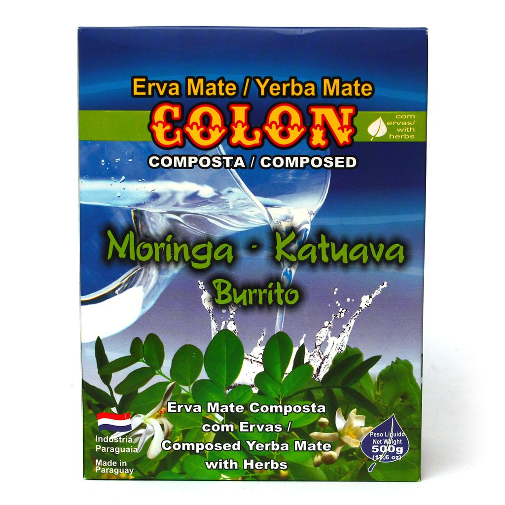 

Чай Yerba Mate Colon Moringa катуава и буррито 500г