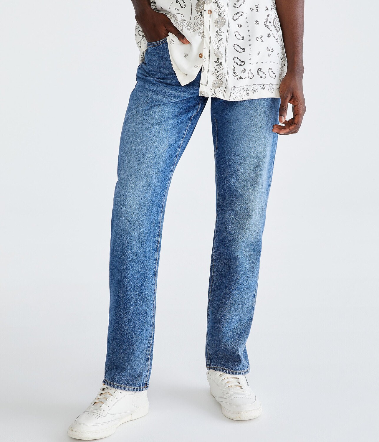 

Прямые джинсы Aeropostale Next Gen, цвет Medium Wash