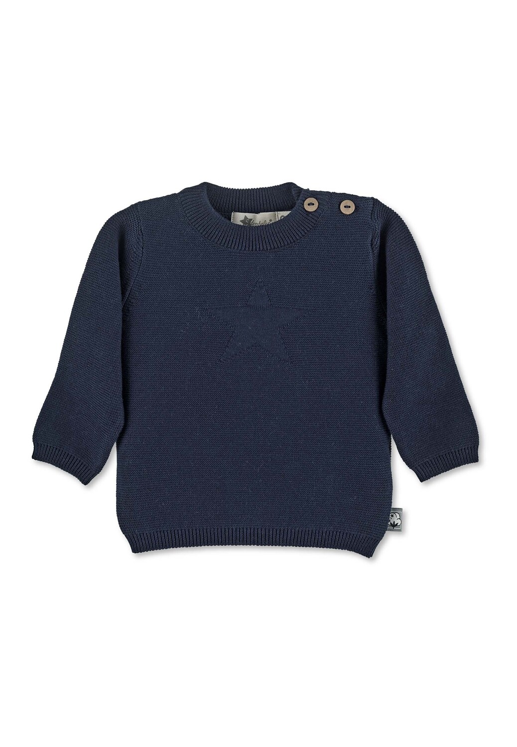 

Футболка Sterntaler GOTS Strick Pullover Stern, темно синий