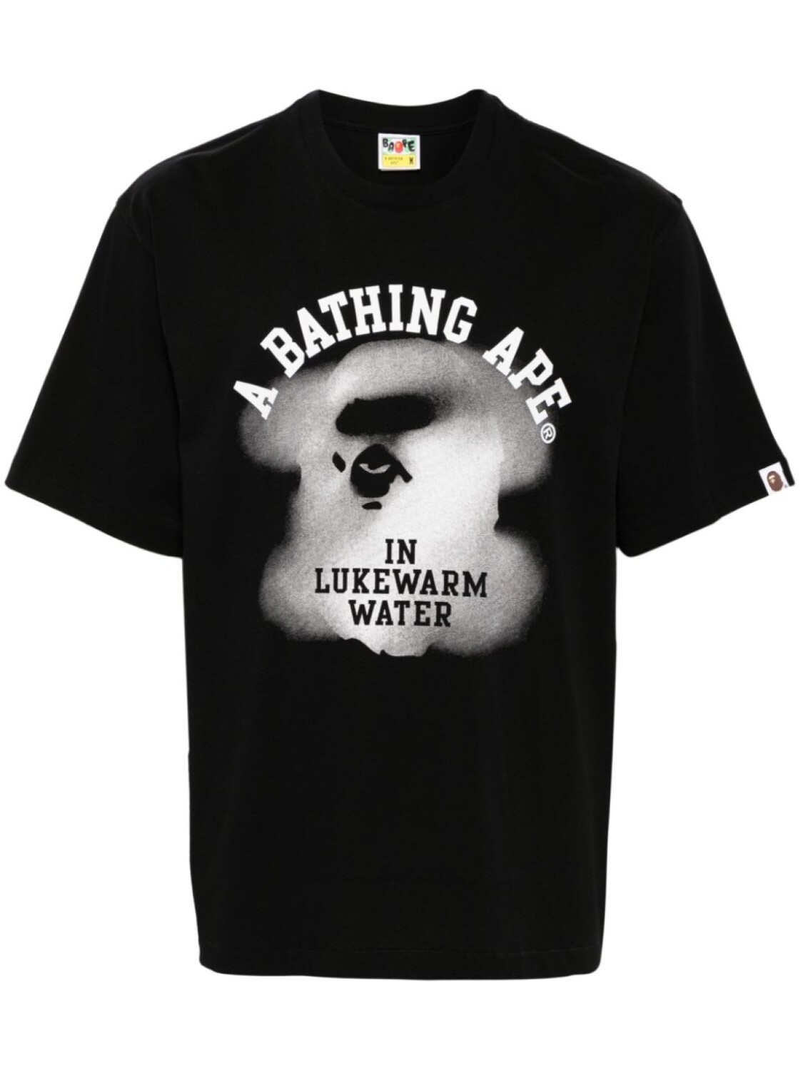 

A BATHING APE футболка с графичным принтом, черный