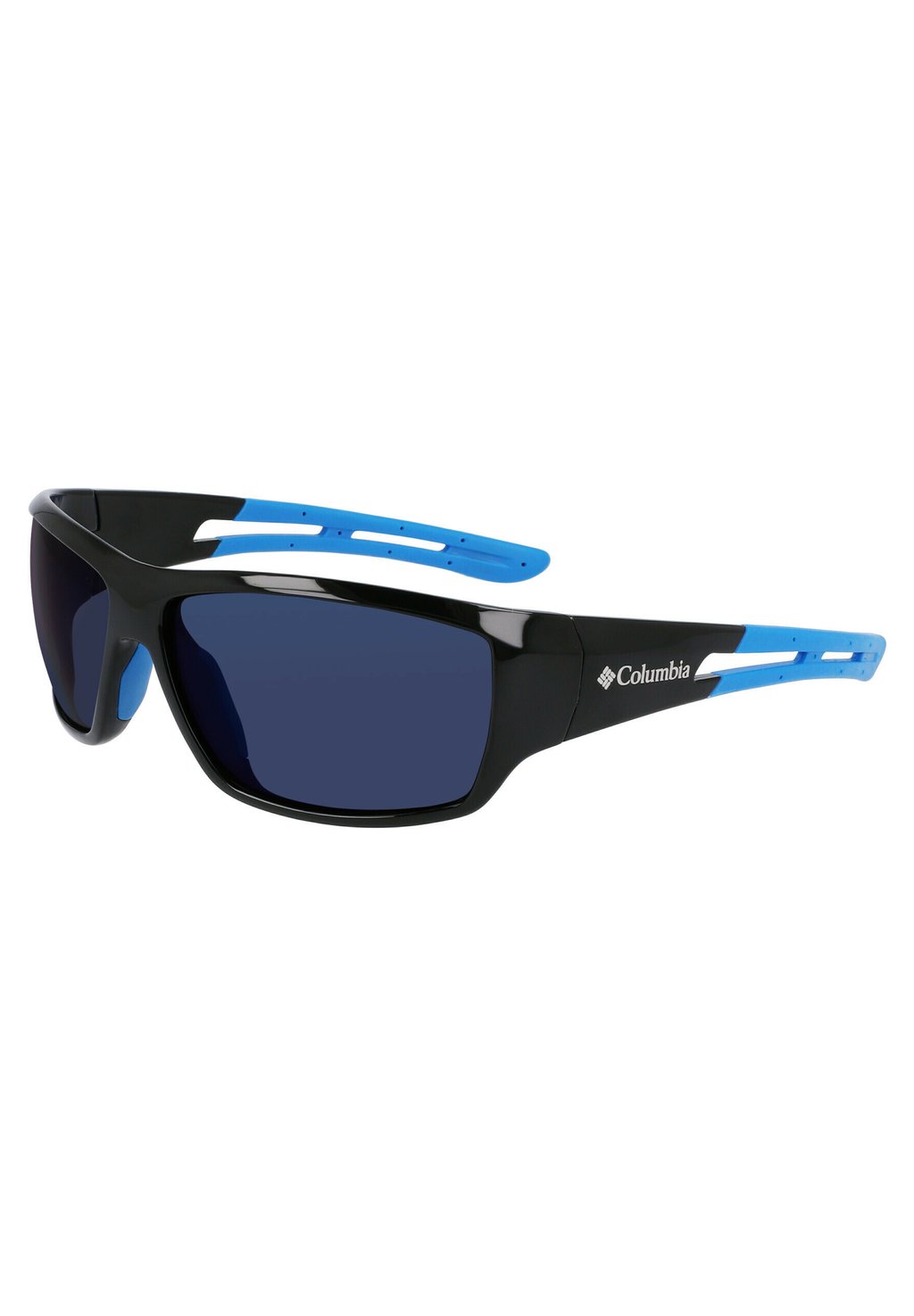 Солнцезащитные очки UTILIZER Columbia, цвет shiny black/blue blue mirror