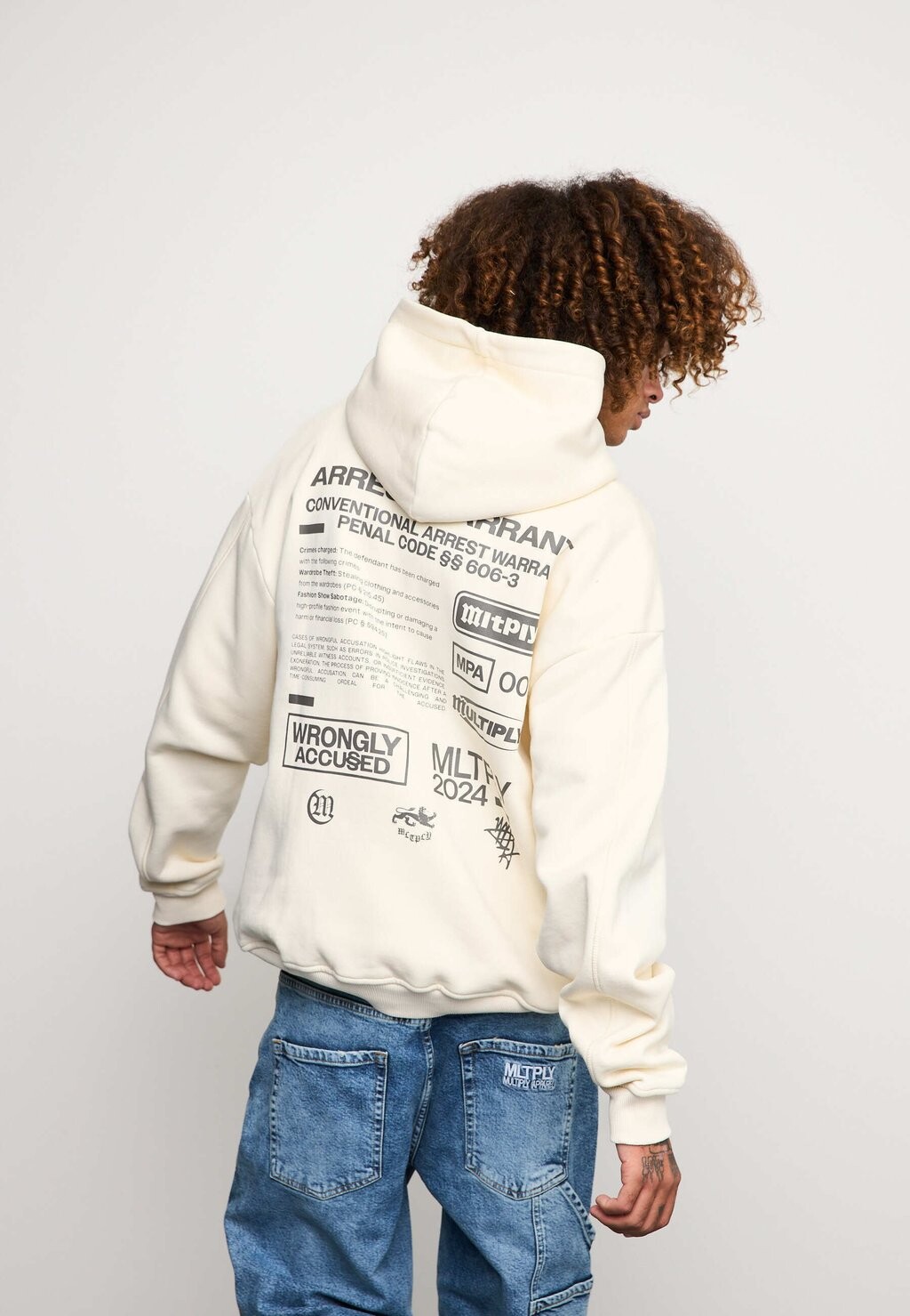 

Толстовка Warrant Multiply Apparel, кремовый