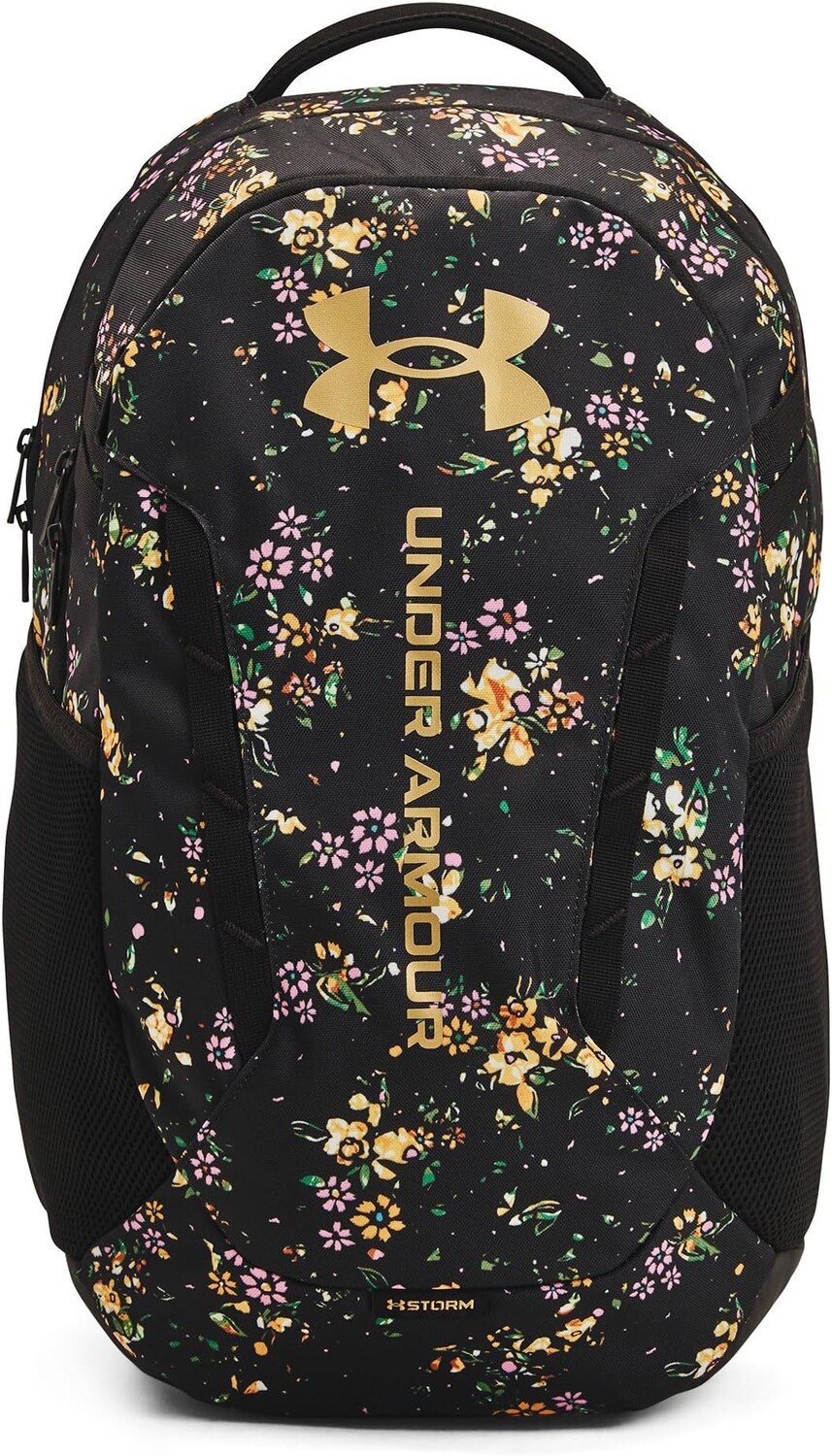 

Рюкзак Under Armour Hustle 6.0 Backpack, цвет Black/Black/Metallic Gold 2